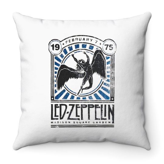 Discover Led Zepplin '75 Throw Pillows