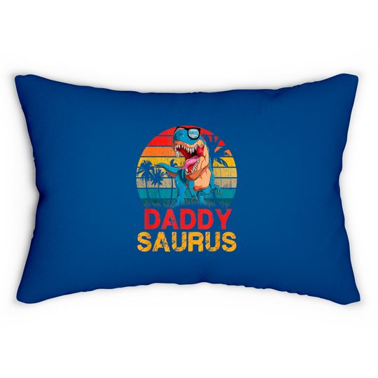 Discover Daddysaurus Lumbar Pillow Daddy Saurus Rex Gift For Dad Lumbar Pillows