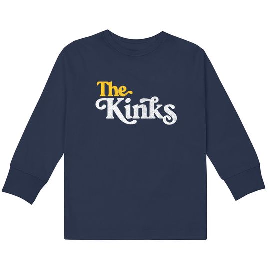 Discover The Kinks / Retro Faded Style - The Kinks -  Kids Long Sleeve T-Shirts