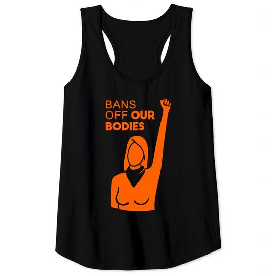 Discover Womens Bans Off Our Bodies V-Neck Tank Tops
