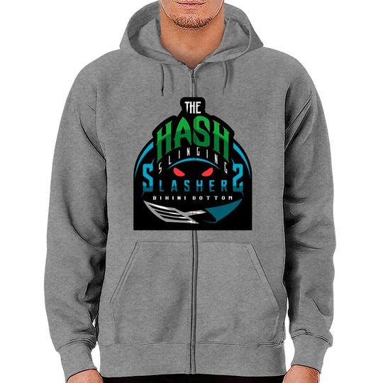 Discover The Hash Slinging Slashers/Sports Logo - Hash Slinging Slasher - Zip Hoodies