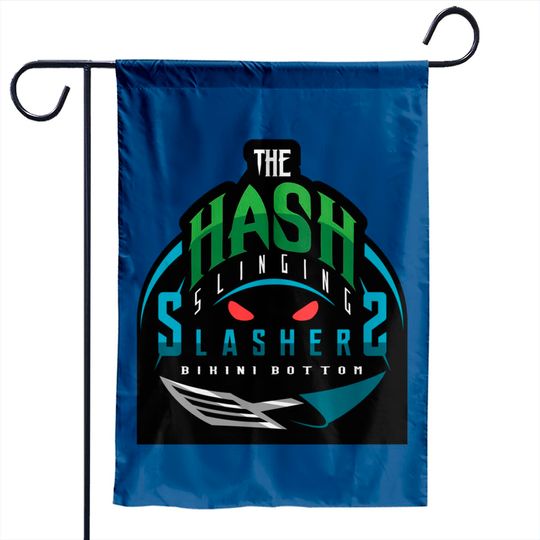 The Hash Slinging Slashers/Sports Logo - Hash Slinging Slasher - Garden Flags