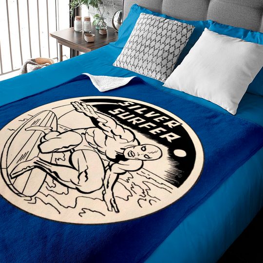 Silver Surfer - rare! - Silver Surfer - Baby Blankets