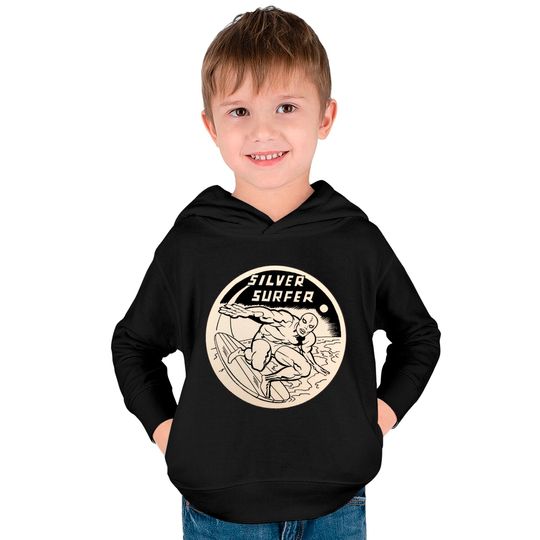 Silver Surfer - rare! - Silver Surfer - Kids Pullover Hoodies
