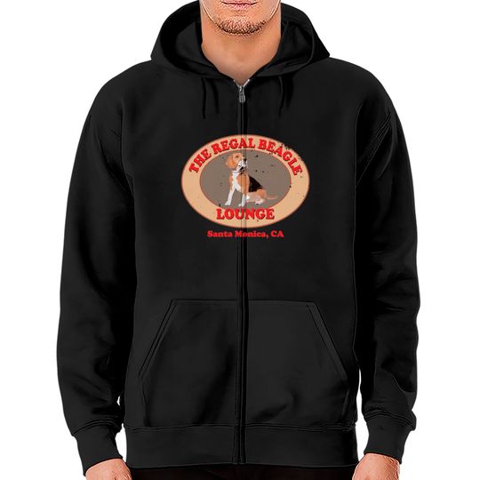 Discover The Regal Beagle - Threes Company - Zip Hoodies