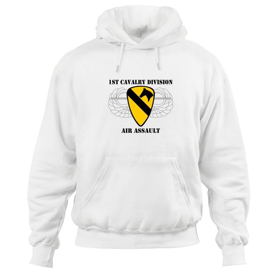 1st Cavalry Division Air Assault W/Text Hoodies