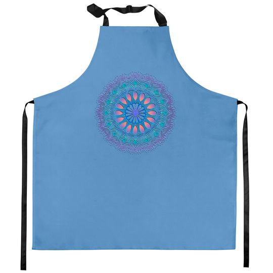 Mandala doodle0009 - Mandala - Kitchen Aprons