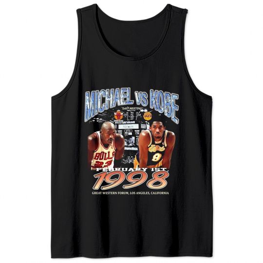 Legend Kobe Bryant x Michael Jordan Vintage Tank Tops