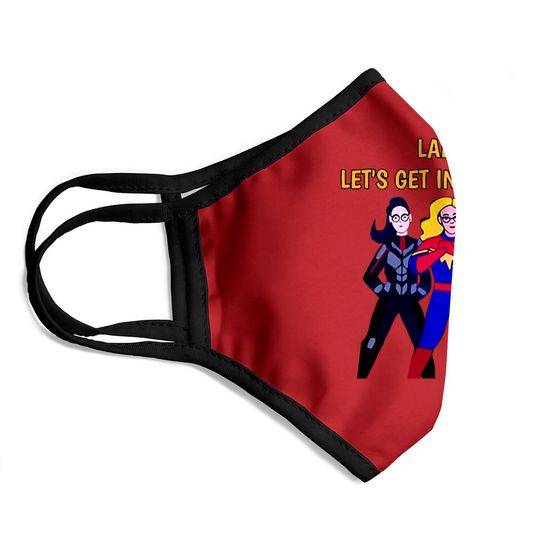 Ladies Lets Get Information Ms Marvel Face Masks