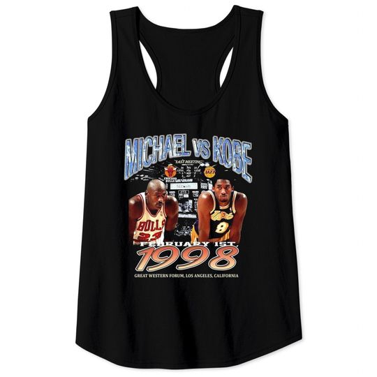 Legend Kobe Bryant x Michael Jordan Vintage Tank Tops