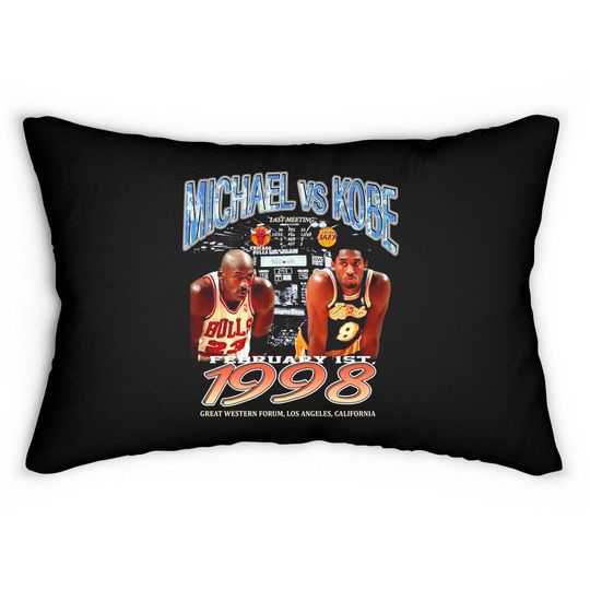 Legend Kobe Bryant x Michael Jordan Vintage Lumbar Pillows