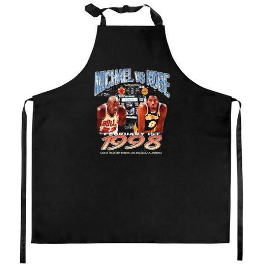Legend Kobe Bryant x Michael Jordan Vintage Kitchen Aprons