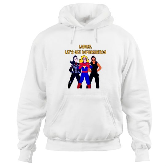 Ladies Lets Get Information Ms Marvel Hoodies