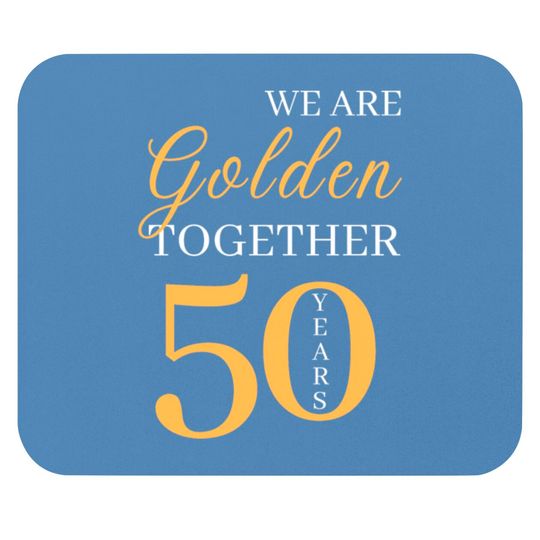 50th Golden Marriage Anniversary Mouse Pads