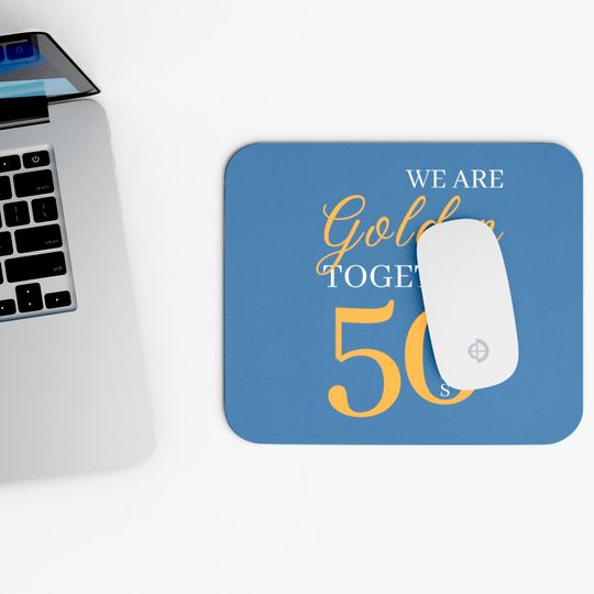 50th Golden Marriage Anniversary Mouse Pads