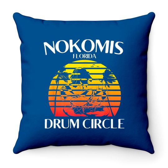 Discover Palm Tree Types Florida Throw Pillows Nokomis Florida Drum Circle Drummer