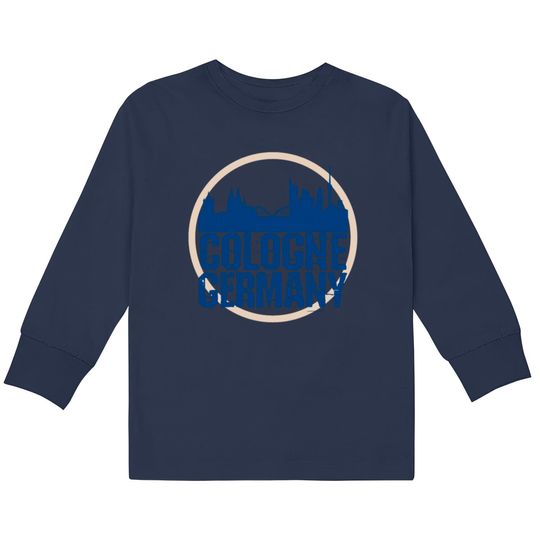 Discover Cologne Germany  Kids Long Sleeve T-Shirts