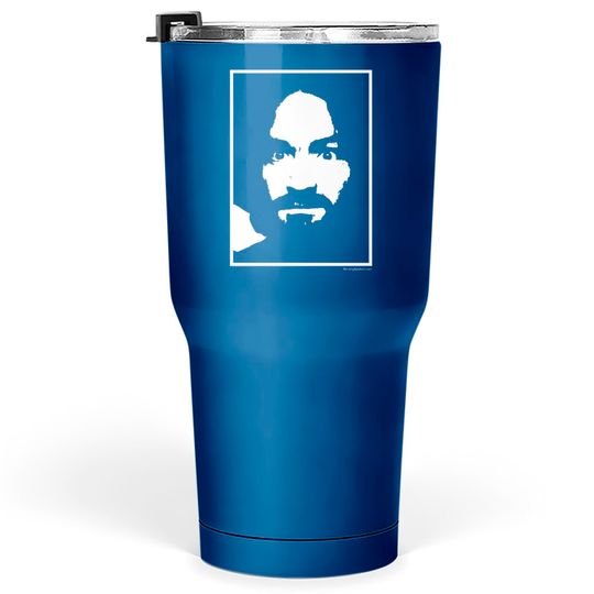 Charlie Don't Surf - Classic Face from Life Magazine - Charles Manson - Tumblers 30 oz