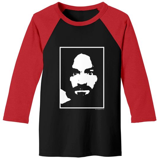Discover Charlie Don't Surf - Classic Face from Life Magazine - Charles Manson - Baseball Tees