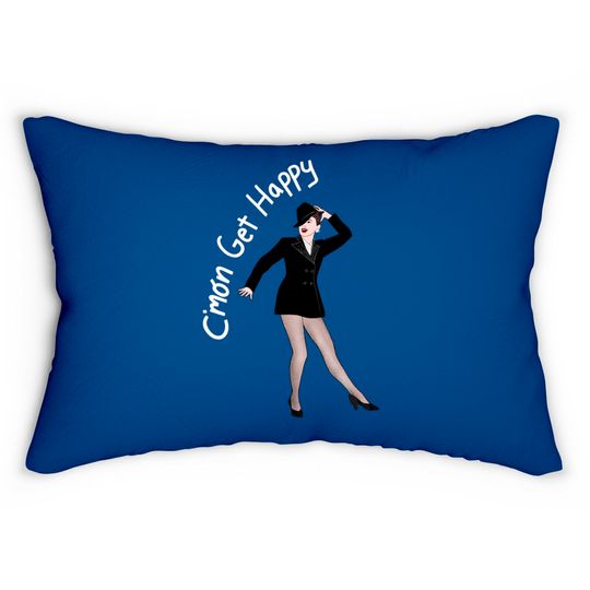 C'mon Get Happy - Judy Garland - Lumbar Pillows
