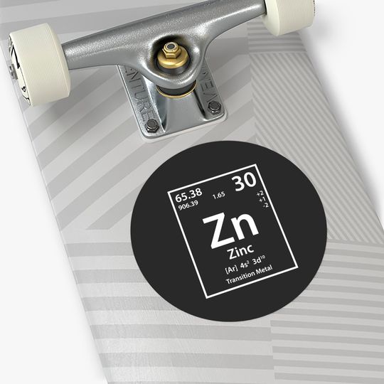 Zinc Element (white) - Zinc Element - Stickers