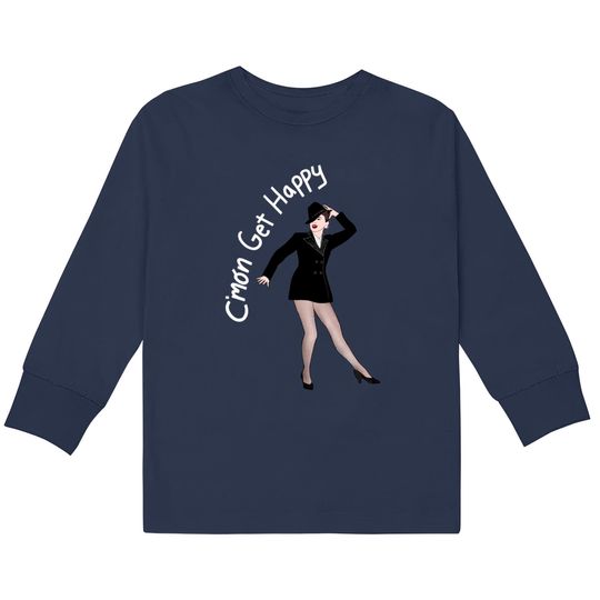 C'mon Get Happy - Judy Garland -  Kids Long Sleeve T-Shirts