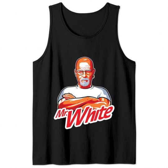 Mr. White on a dark tee - Breaking Bad - Tank Tops