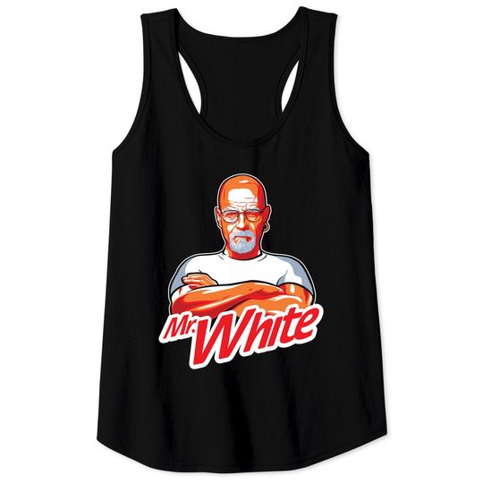 Discover Mr. White on a dark tee - Breaking Bad - Tank Tops