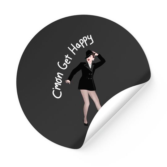 C'mon Get Happy - Judy Garland - Stickers