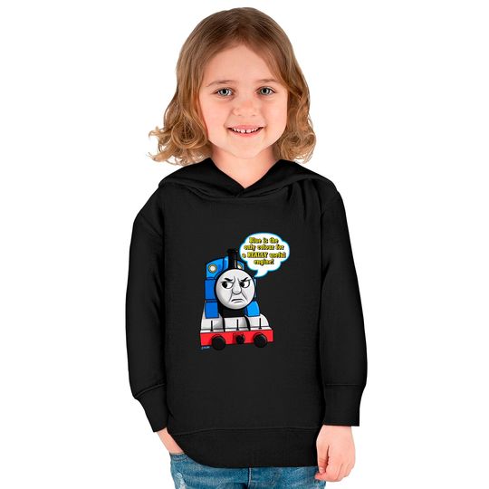 "Blue is the only colour" Thomas - Thomas Tank Engine - Kids Pullover Hoodies