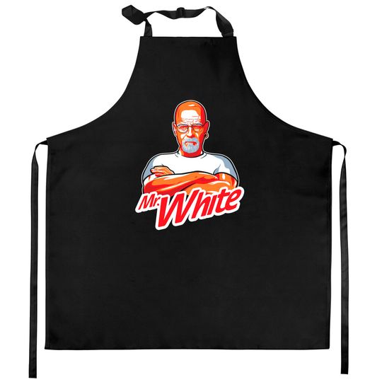 Mr. White on a dark Kitchen Apron - Breaking Bad - Kitchen Aprons