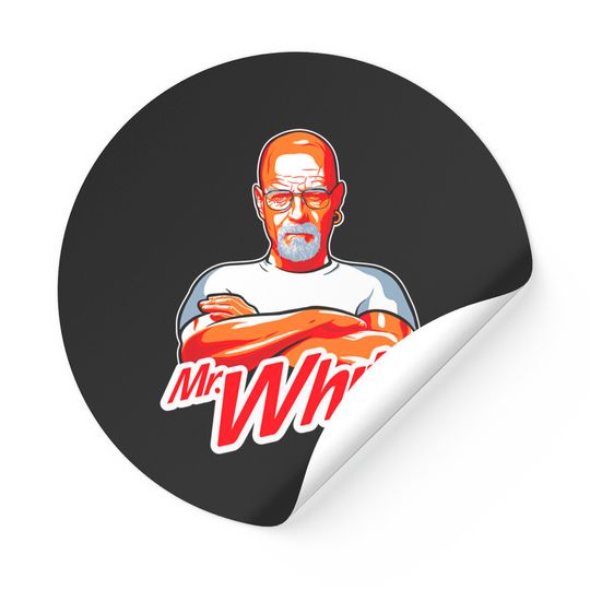 Mr. White on a dark Sticker - Breaking Bad - Stickers