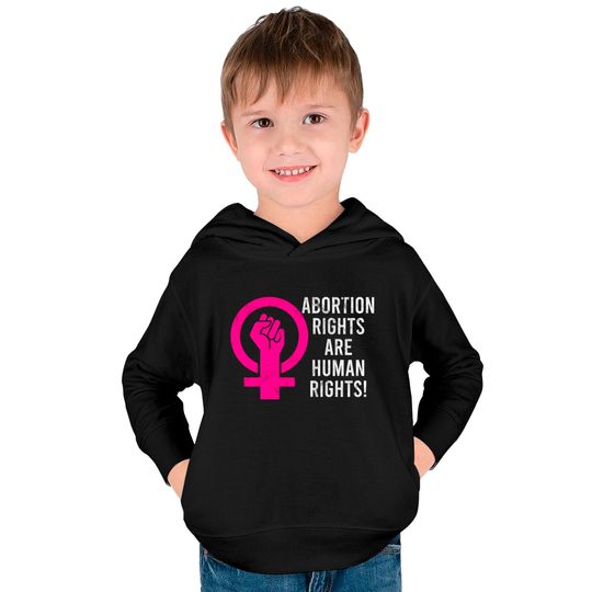 Abortion Rights Are Human Rights! - Abortion Rights - Kids Pullover Hoodies