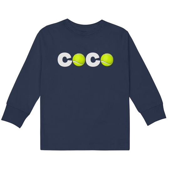 Discover Coco Gauff Call Me Coco  Kids Long Sleeve T-Shirts