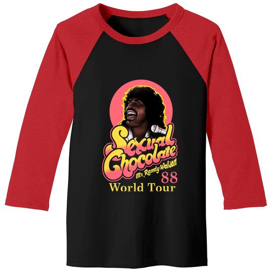 RANDY WATSON - SEXUAL CHOCOLATE 88 WORLD TOUR Classic Baseball Tees