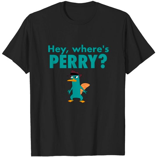 Discover Hey, Where's Perry? - Phineas - T-Shirt