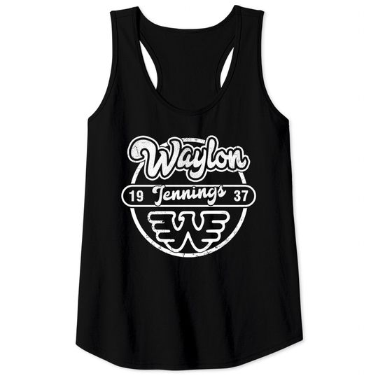 waylon jennings - Waylon Jennings - Tank Tops