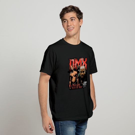 DMX T-Shirt Gift Men Women Unisex S-5XL, DMX Shirt Fan Gift, DMX It's Dark And Hell Is Hot Shirt, Music Shirt, Rap Shirt, Hip Hop Shirt