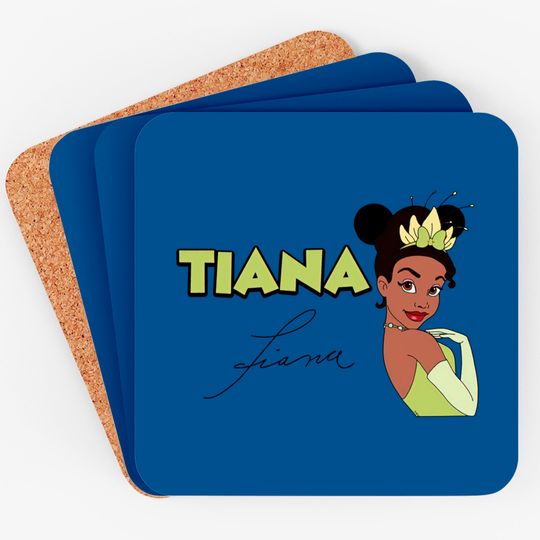 Princess Tiana Coasters, Disney Princess Coasters, Best Friend Coasters