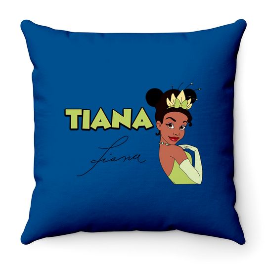 Princess Tiana Throw Pillows, Disney Princess Throw Pillows, Best Friend Throw Pillows