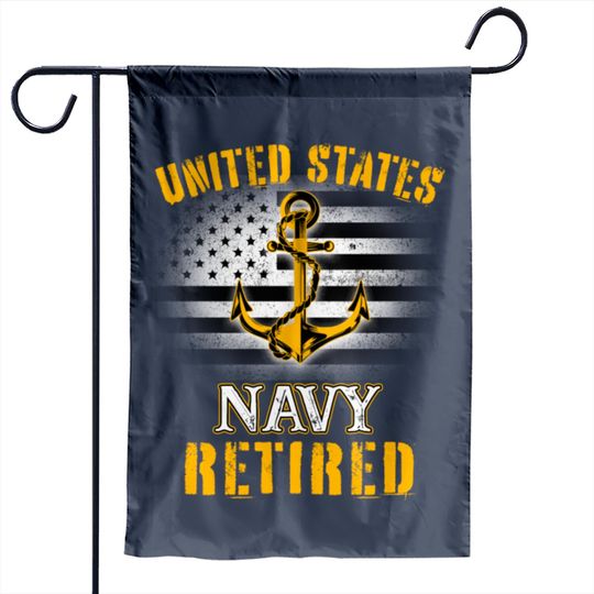 Discover United States Navy Retired Garden Flags