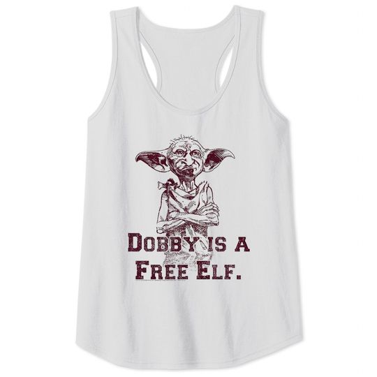 Harry Potter Dobby is a Free Elf Racerback Tank Top