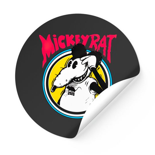 Vintage Mickey Rat - Rat - Stickers