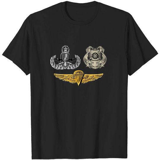 Discover Navy - Special - Eod Airborne First Class Diver - T-Shirt