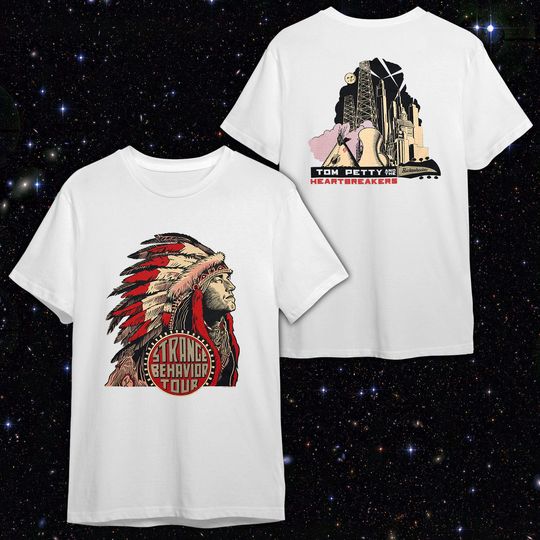 vintage 1989 Tom Petty Strange Behavior Tour Shirt