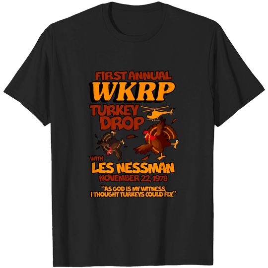 wkrp turkey drop T-shirt