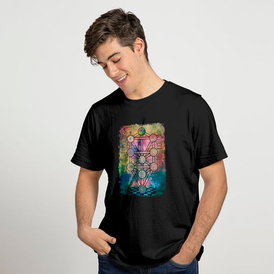Tree Of Life - Mens T shirt - Psychedelic sacred geometry art shirt