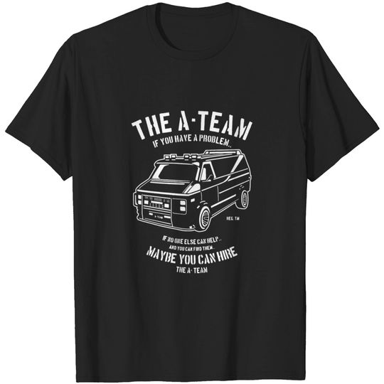Discover The A Team Van Funny 80 s TV Programme T-shirt