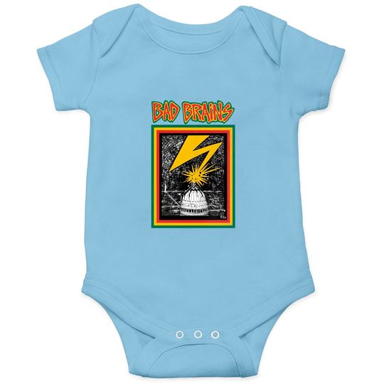 Grey Bad Brains Onesie Onesies