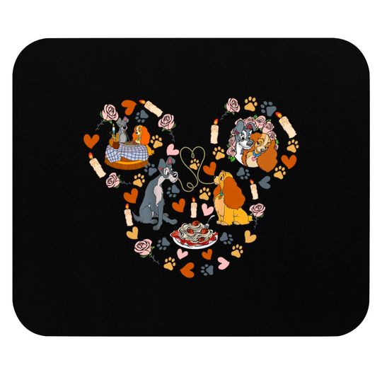 Lady and the Tramp Mouse Pads, Disney dog mom Mouse Pad
